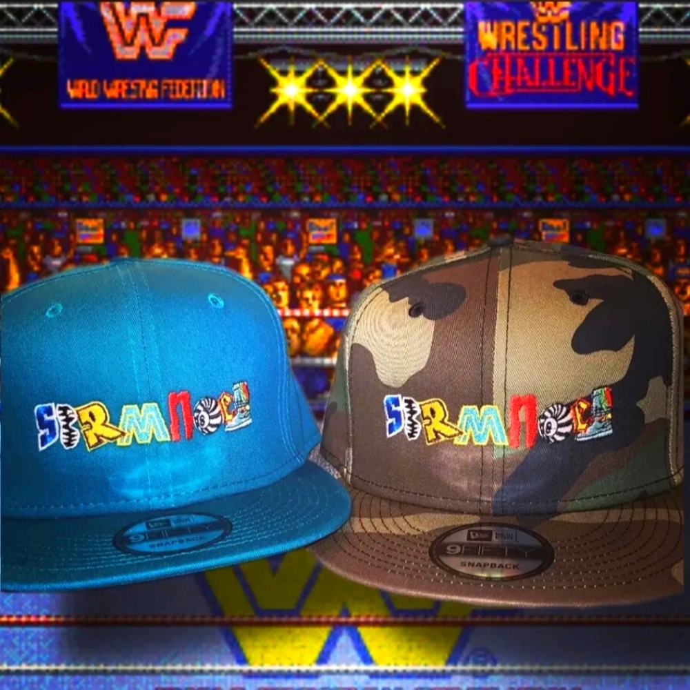 New era Snapback Custom WWE "OFF the Top Rope" by SBLMNL WRESTLEMANIA